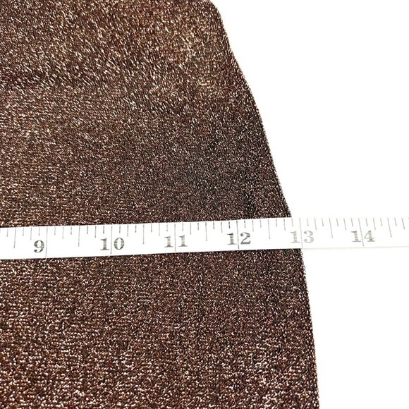 NEW Naked Wardrobe Dress Womens Size XS Brown Pink Cutout Long Sleeve Side Slit - Picture 11 of 16